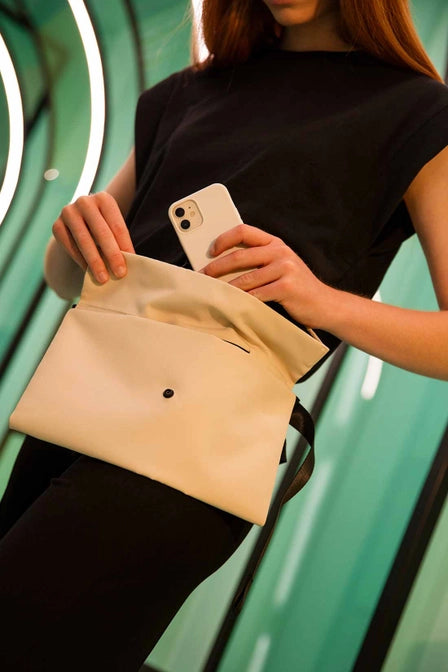 Notabag Crossbody - Cream - resirkulert